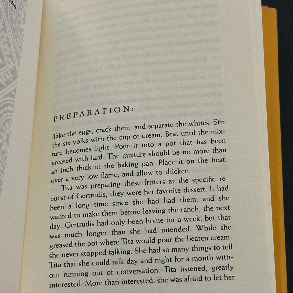 Like Water for Chocolate by Laura Esquivel | Fiction, Culinary | Hardcover Book - Picture 12 of 13